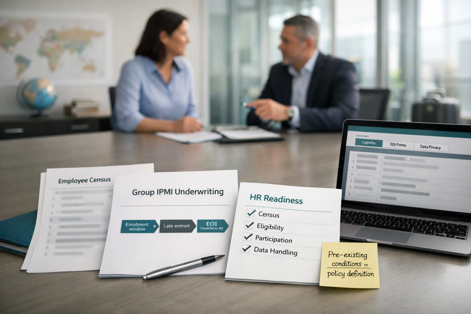 Group IPMI underwriting: how medical history affects your international employee plan