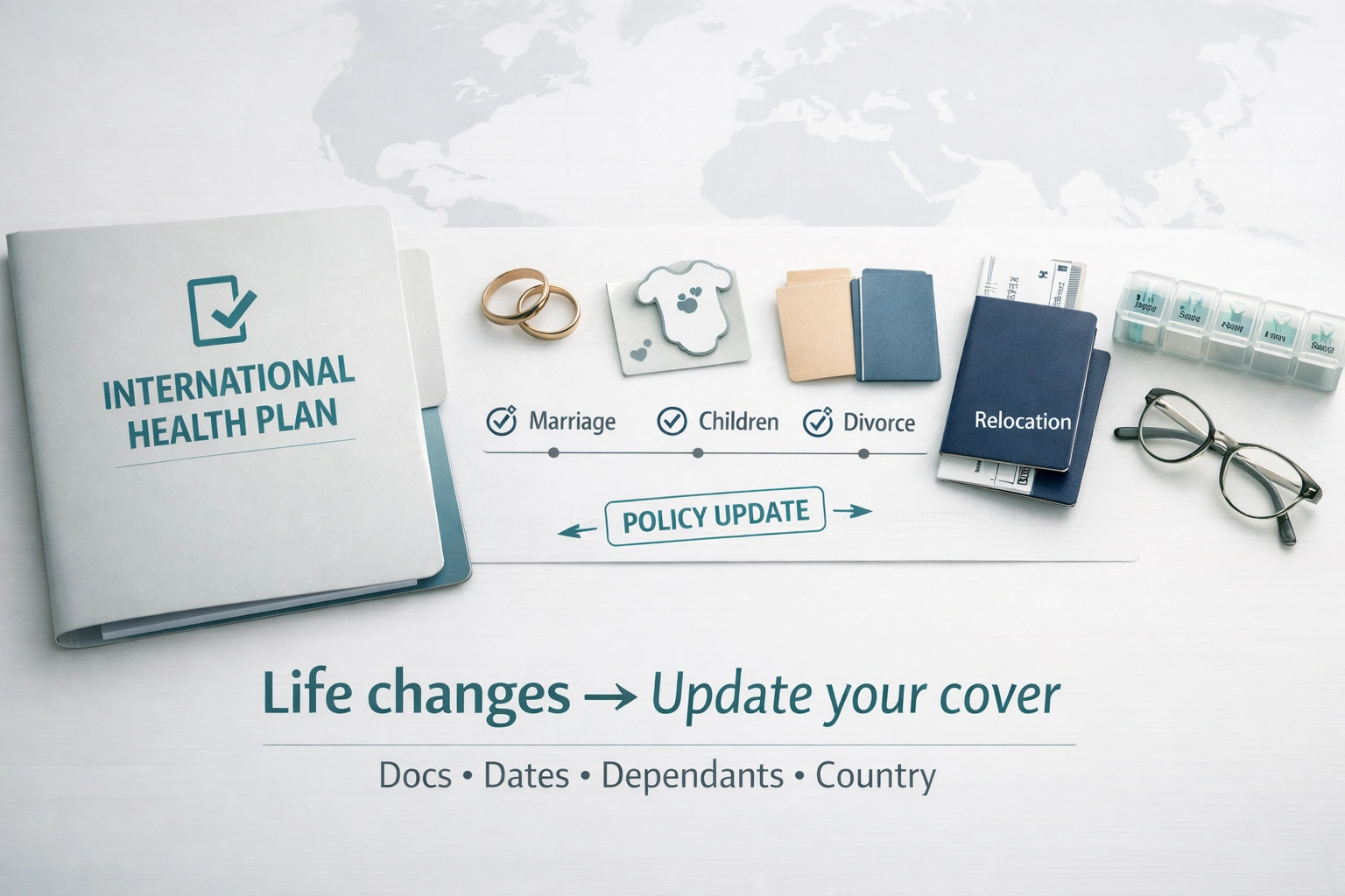 How life changes impact your international health plan: marriage, children, divorce and more