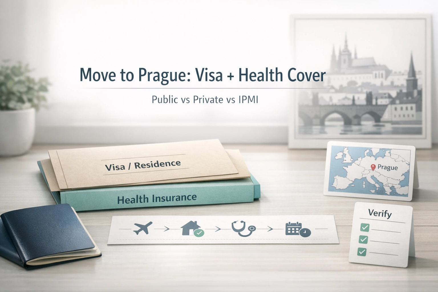 US Citizens Moving to Prague (Czech Republic) in 2026: Health Insurance, Long-Stay Visas, a 3–10 Year Strategy (Public vs Private vs IPMI)